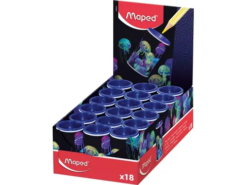 Puntenslijper Maped Deepsea Paradise 1-gaats display à 18 stuks