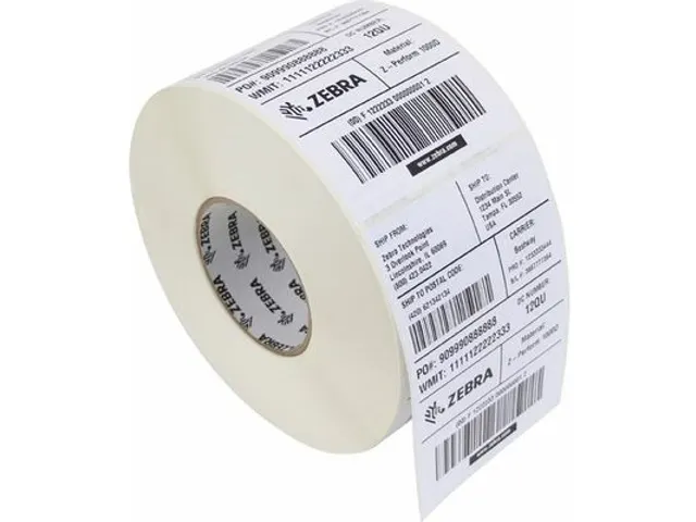 Etiquette Zebra 1000D 800284-605 102x152mm blanc