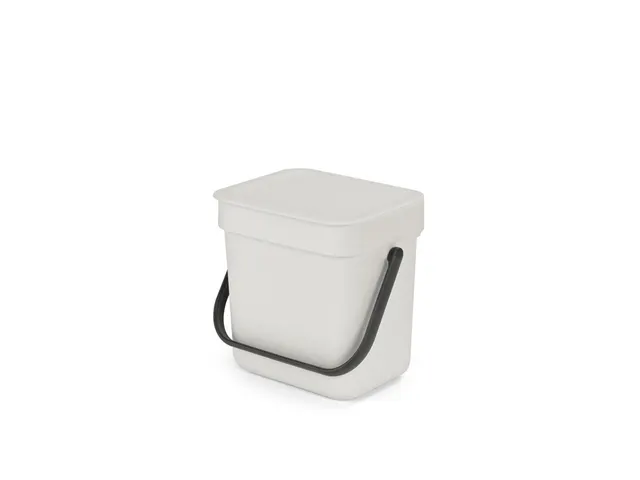 Afvalemmer Sort & Go 3 Liter Lichtgrijs