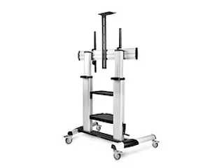 Verrijdbare TV standaard op wielen 60-100inch Flat Screens tot 100kg - 2