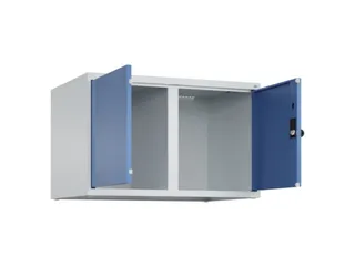 opzetkast,v. locker,2vak.,vak B 400mm,HxBxD 500x800x500mm,vleugeldeur - 2