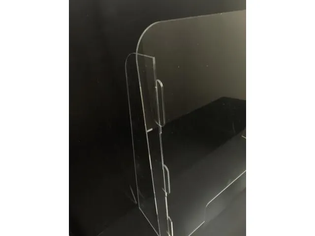 Ecran de protection Plexiglas transparent 700x600x200mm