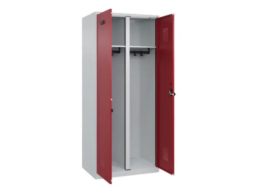 locker voor scheiding van kleding,HxBxD 1850x800x500mm,2vak