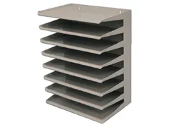 Sorteerrek Vepa Bins 8 delig grijs