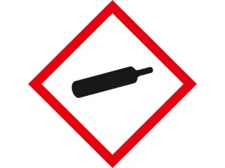 Gevarensymbool Gecomprimeerde Gassen Lxb 50X50Mm Als Los Symbool - 1