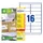 Etiket Avery LR7162-100 99.1x33.9mm Recycled Wit 1600 Stuks