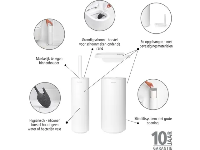 MindSet Ensemble d'accessoires de toilette, Brabantia