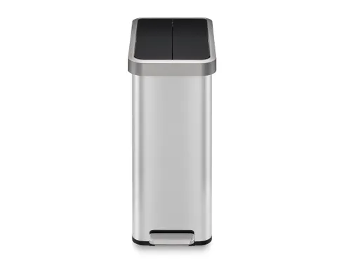Ecofly II Pedaalemmer 45 Liter Mat RVS Zwart