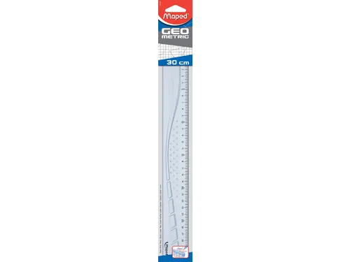Liniaal Maped Geometric 30cm transparant