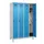 locker,HxBxD 1950x1200x500mm,4vak,vak B 300mm,draaigrendel,voeten