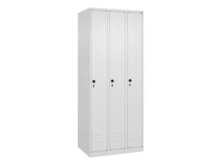 locker,HxBxD 1850x750x500mm,3vak,vak B 250mm,draaigrendel - 1