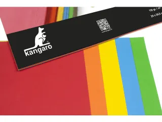 Tekenblok Kangaro A4+ (24x34,5cm) 110 gram 20 vel assorti - 3