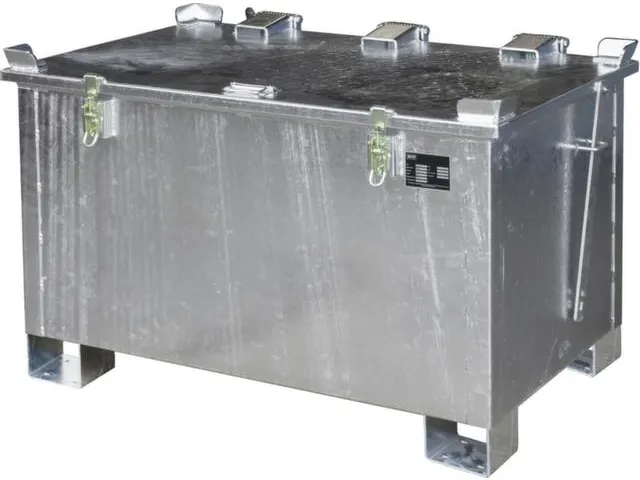 récipient de stockage lithium-ions,220l,HxlxP 750x1200x800mm