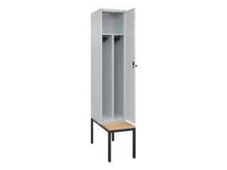 locker voor scheiding van kleding,HxBxD 2120x400x815mm,1vak - 2