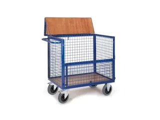 bakwagen met gaas,draagverm. 600kg,laadvl. LxB 1175x775mm - 2