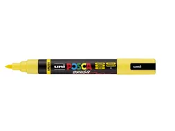 Paintmarker Uni POSCA PC-5BR brushpunt M geel