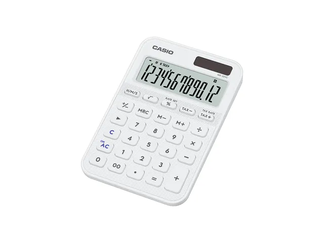 Rekenmachine Casio MS-20YC-WE wit