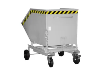 Kiepwagen,waterdicht,HxLxB 1220x1390x1070mm,0,6m³,draagverm. 300kg - 2