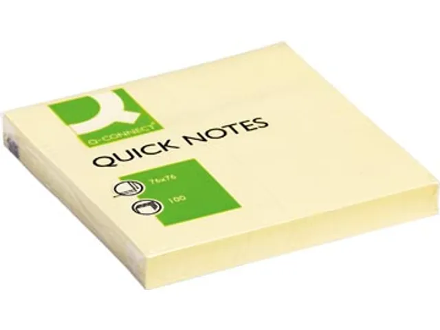 Quick Notes Memoblaadjes 76x76mm 100 Vel Geel