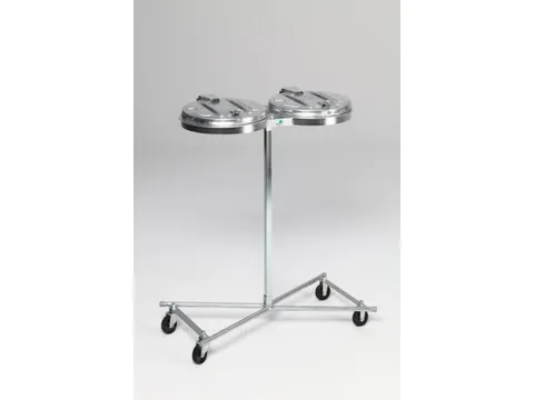 Dubbele Afvalverzamelaar Verrijdbaar 1020x860x500mm 120 Liter
