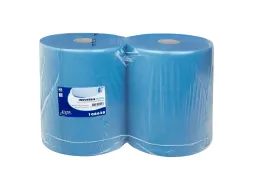 Poetspapier 108638 Euro perforatie REC blauw 2-Laags 2 Rol
