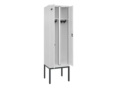 locker voor scheiding van kleding,HxBxD 2120x600x500mm,2vak