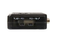 OUTLET 2 Port USB KVM Switch w/ Audio