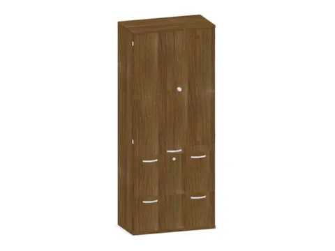 kantoorkast,HxBxD 1920x800x430mm,decor romp noten,decor front noten