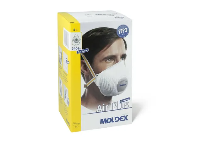 Masque réutilisable Moldex Air Plus FFP3 RD Filtre ProValve