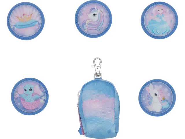 Mini tas Beckmann Fairytale blue incl. 5 buttons