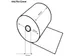 Rouleau caisse Quantore 44mmx44m Ø12mm blanc