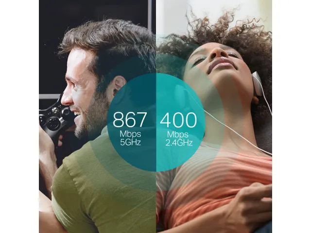 TP-Link Archer T4U, Draadloos, USB, WLAN, Wi-Fi 5 (802.11ac), 867 Mbit