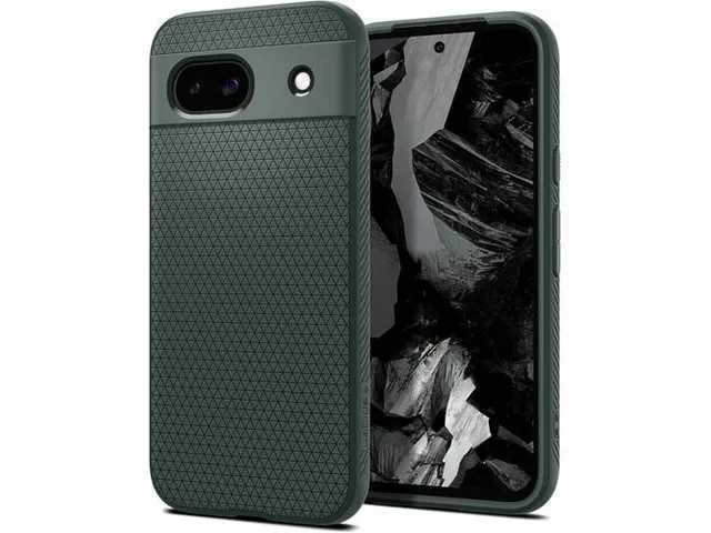 Spigen Case ACS07258 Google Pixel 8A Liquid Air Abyss green