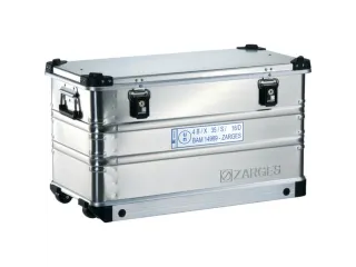 Transportkist Aluminium 99l 455x 800x 400mm 2wielen 2-delige Trekgreep - 5