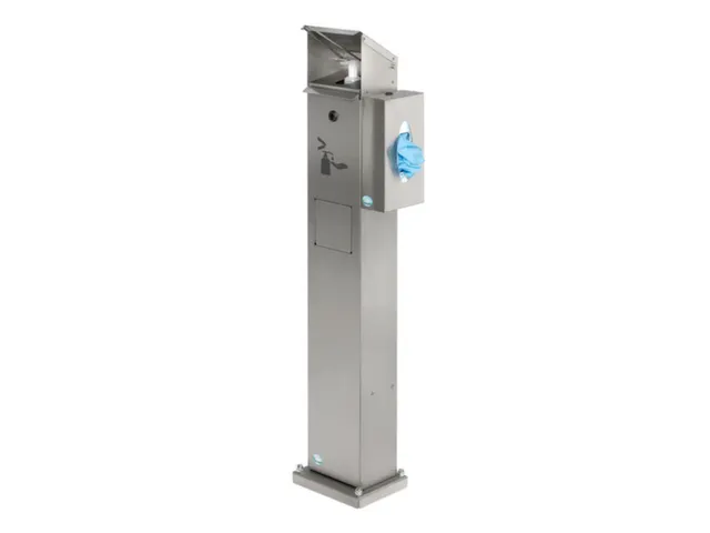 ontsmettingsmiddeldispenser HxBxD 1147x254x140mm v. 0 5-1l
