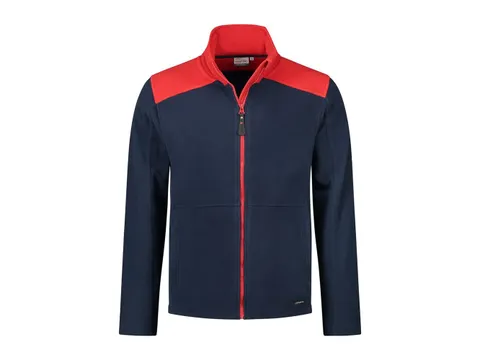 Veste polaire Santino Trento bleu marine/rouge Taille XXL