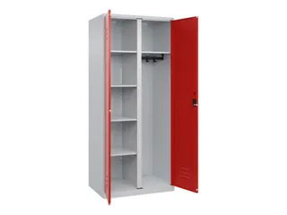 wasgoedverdeelkast,HxBxD 1850x800x500mm,vak B 400mm,draaigrendel - 2