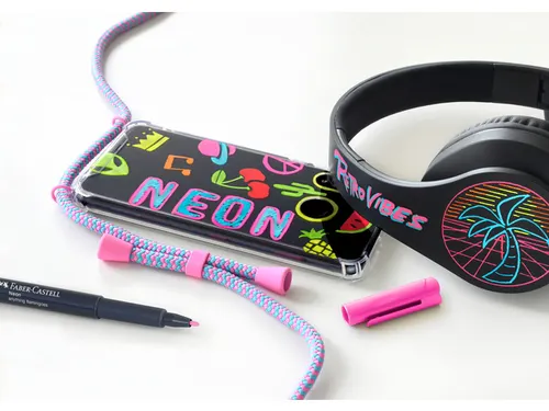 Markers Faber-Castell Neon display assorti kleuren 60 stuks