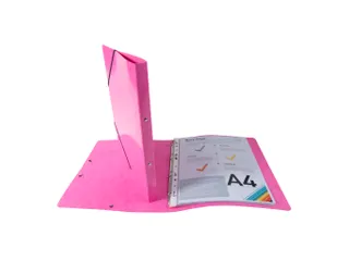 Ringmap IDERAMA A4 4R 15mm roze - 4