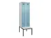 locker met bank,voor scheiding van kleding,HxBxD 2120x600x815mm,2vak