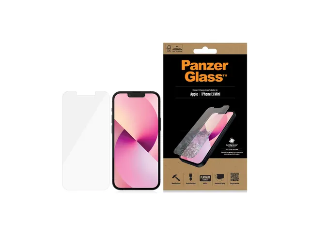 PanzerGlass Screen Protector iPhone 13 Mini | Standard Fit, Apple,