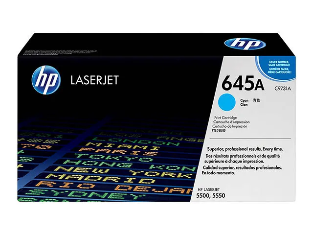 C9731A HP 645A CLJ cartridge cyan 12.000