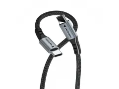 S+C Usb-C/Usb-C Kabel zwart 100W 31846 480Mbps 1.20m