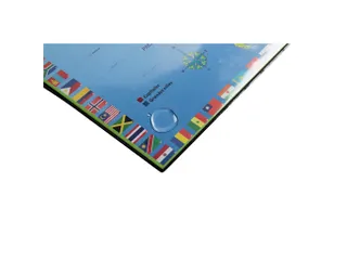 Onderlegger PVC 37,5x57,5cm wereld - 8