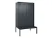 locker met bank,voor scheiding van kleding,HxBxD 2120x1200x815mm,4vak