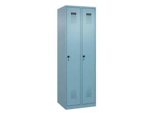 locker voor scheiding van kleding,HxBxD 1850x600x500mm,2vak