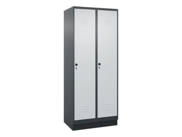 locker voor scheiding van kleding,HxBxD 1950x800x500mm,2vak