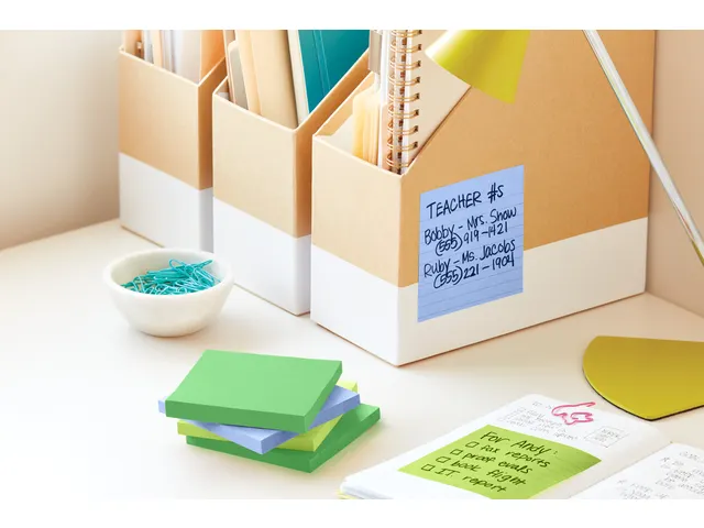 Memoblok Post-it 675-6 Super Sticky 101x101mm Oasis 6 stuks