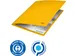 Recycle offertemap, uit karton, ft A4, geel