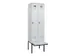 locker met bank,voor scheiding van kleding,HxBxD 2120x600x815mm,2vak